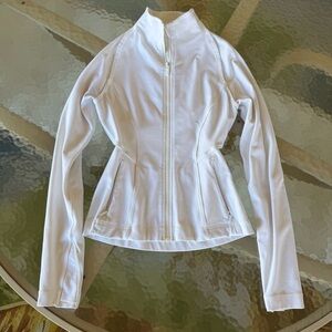 White Lululemon jacket